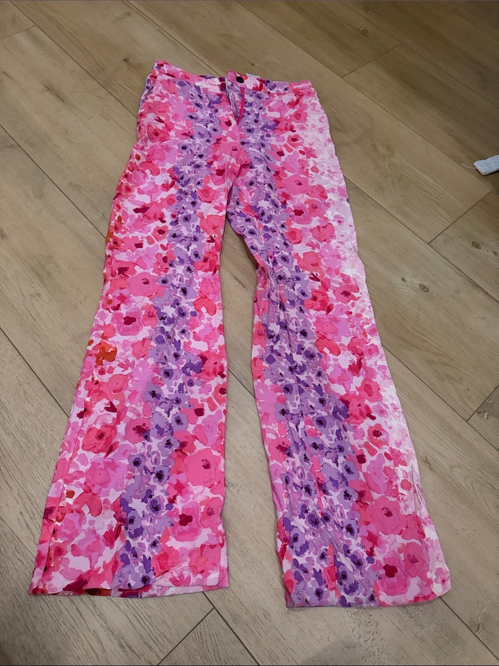 Women's floral light jacket - likely blazer or jean jacket